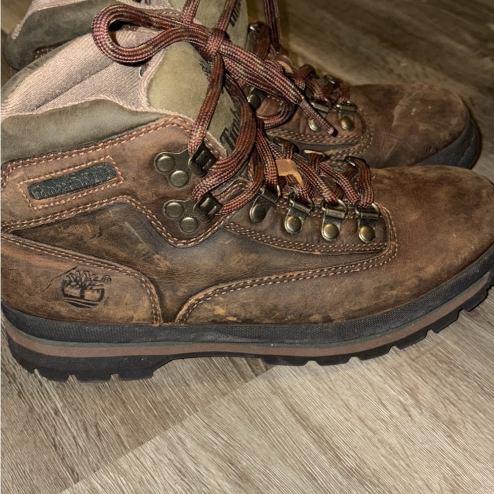 Timberland Men's Dark Brown Leather Boots